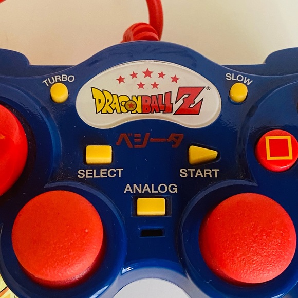 DRAGON BALL Z SONY PLAYSTATION 2 CONTROLLER SS VEGETA RARE SUPER SAIYAN PS2 - Picture 7 of 8